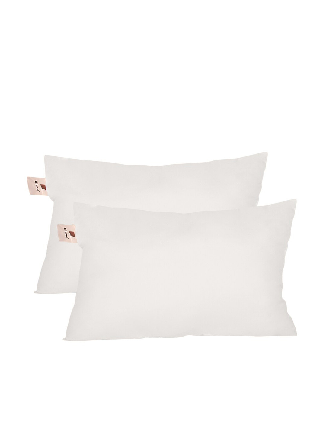 Home Set of 2 White Microfiber Rectangle Cushion Fillers