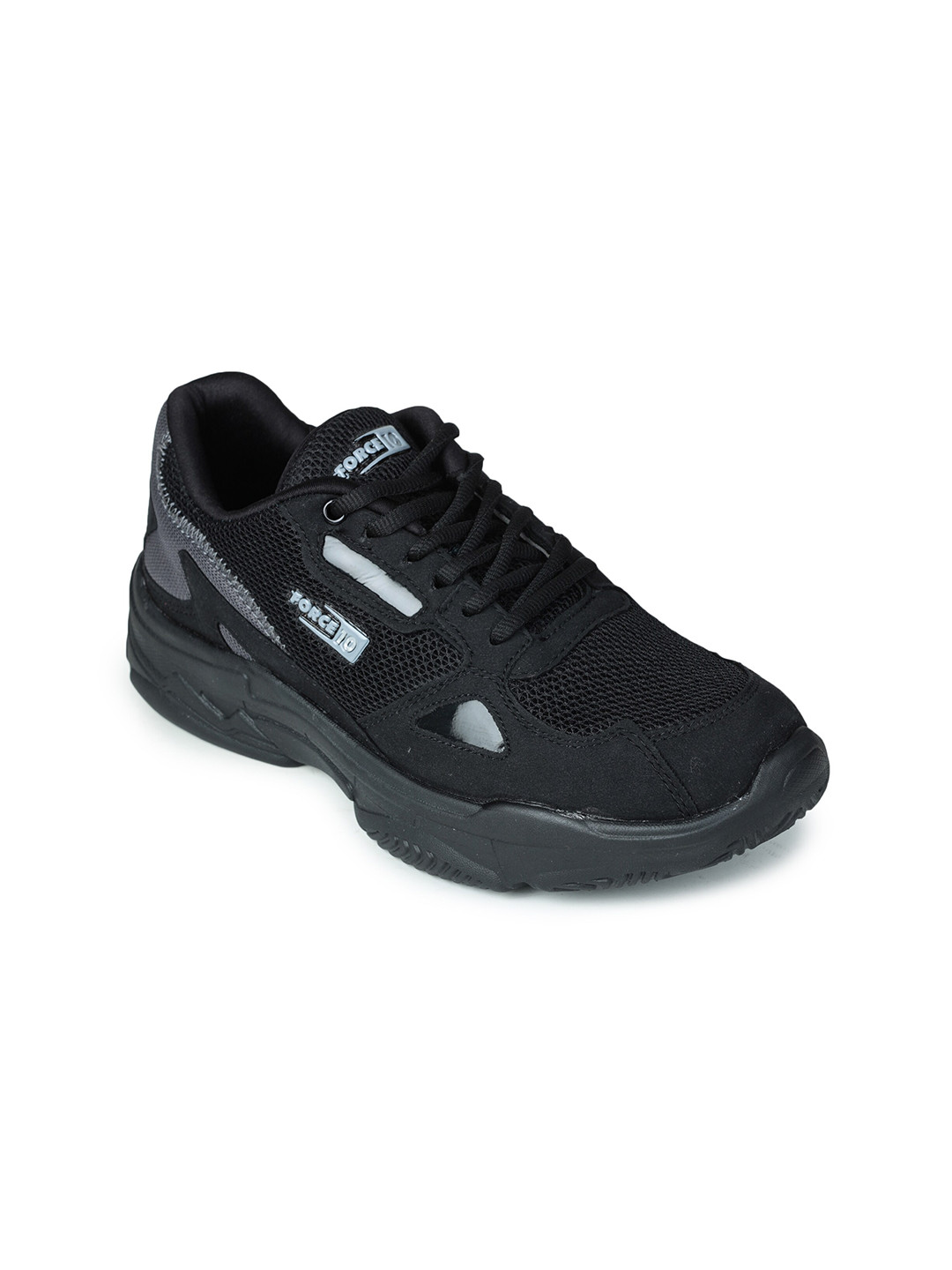 Liberty Men Black Mesh NORWAY-5 Running Shoes