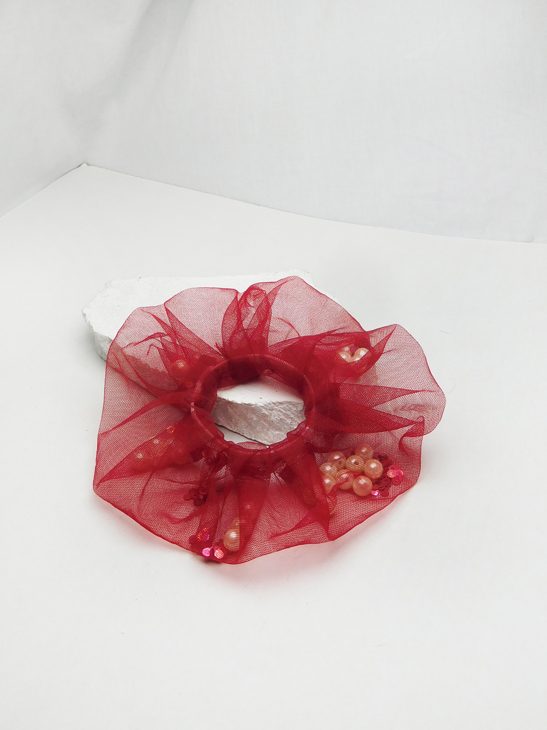 Soho Boho Studio Red Ponytail Holders