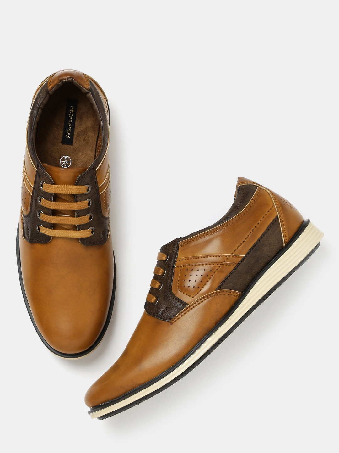 Buy Moda Rapido Men Tan Brown Casual Shoes Casual Shoes for Men