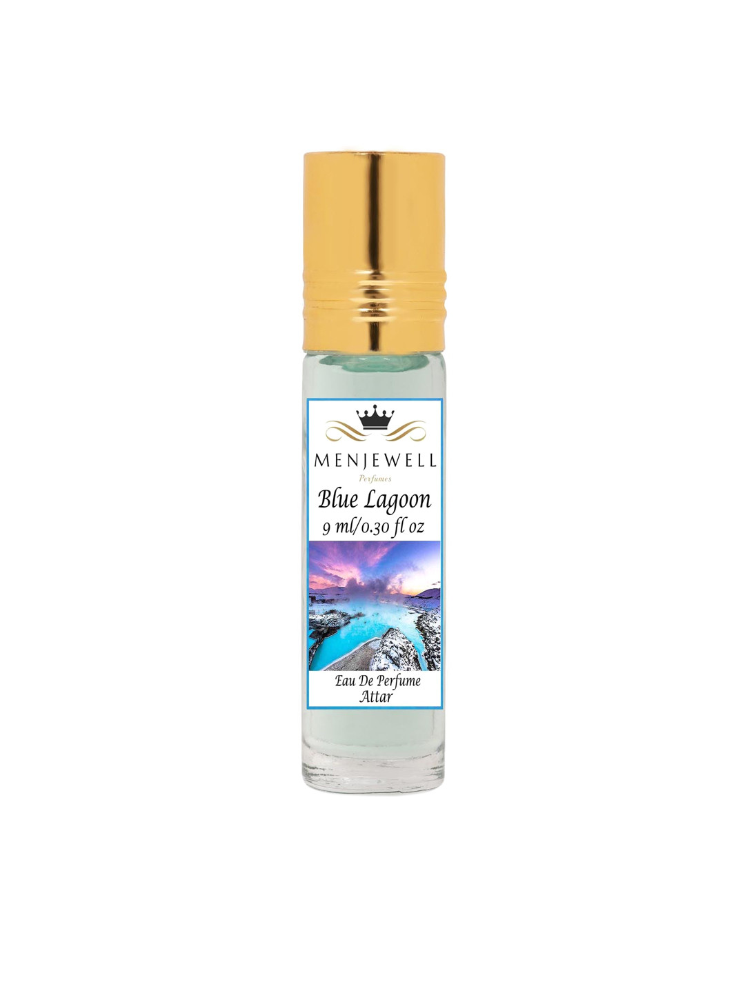 Menjewell Blue Lagoon Attar Perfume - 9 ml