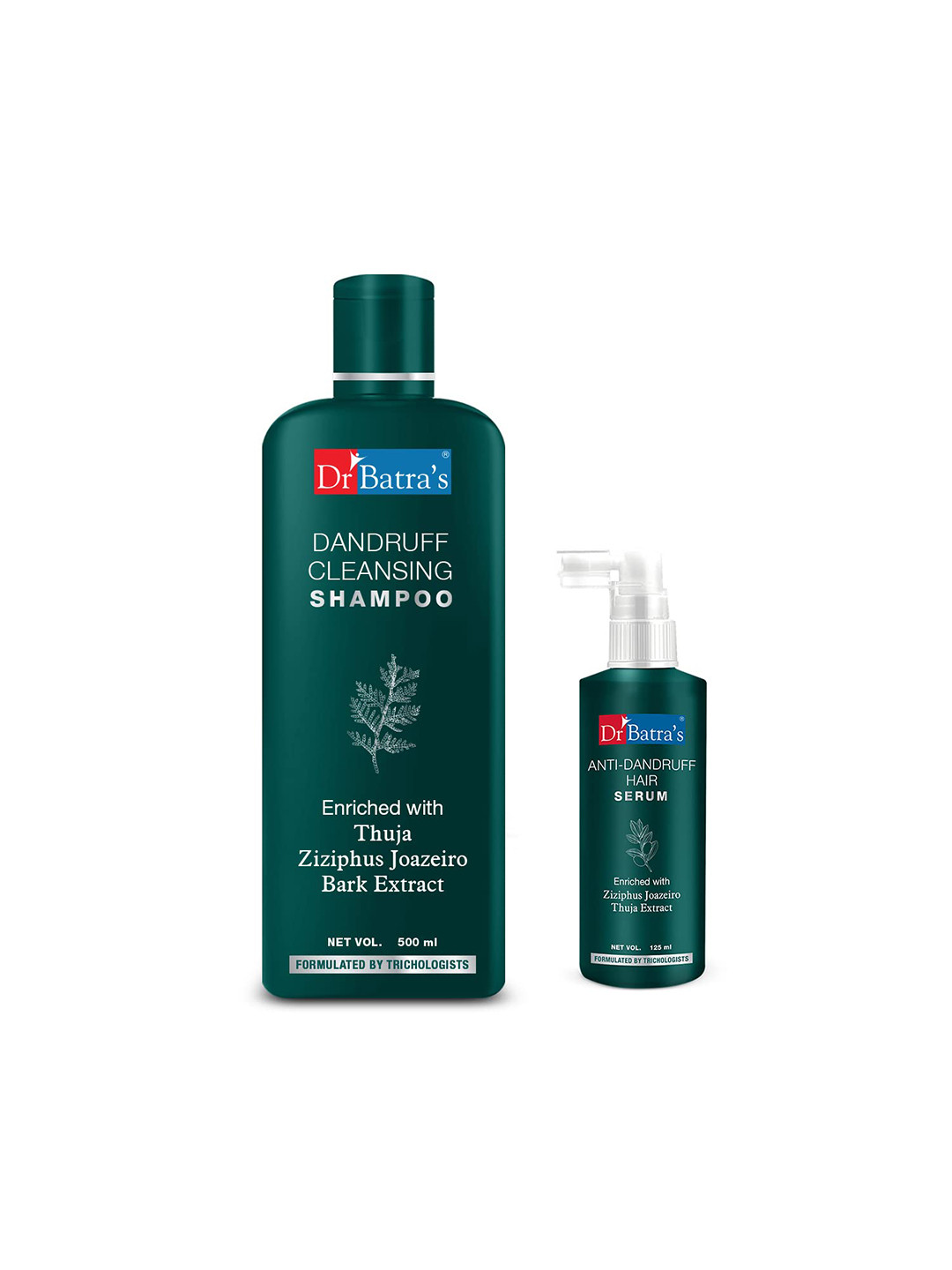 Dr. Batras Anti Dandruff Hair Serum 125ml & Dandruff Cleansing Shampoo 500ml