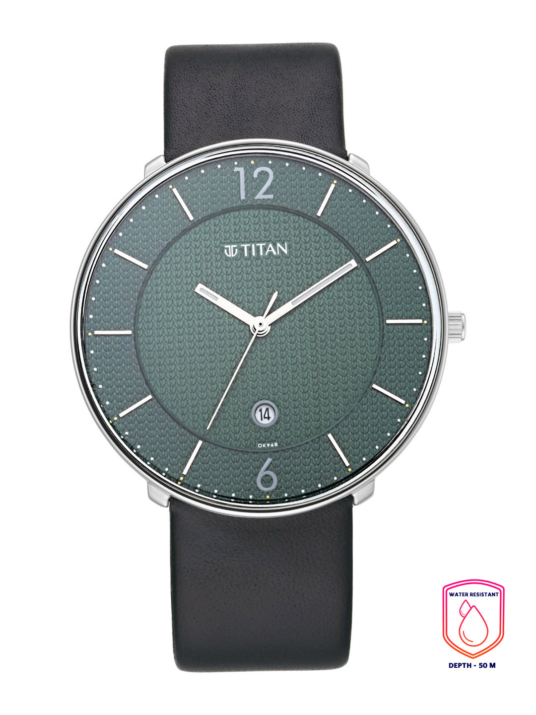Titan Men Green Analogue Watch 1849SL02