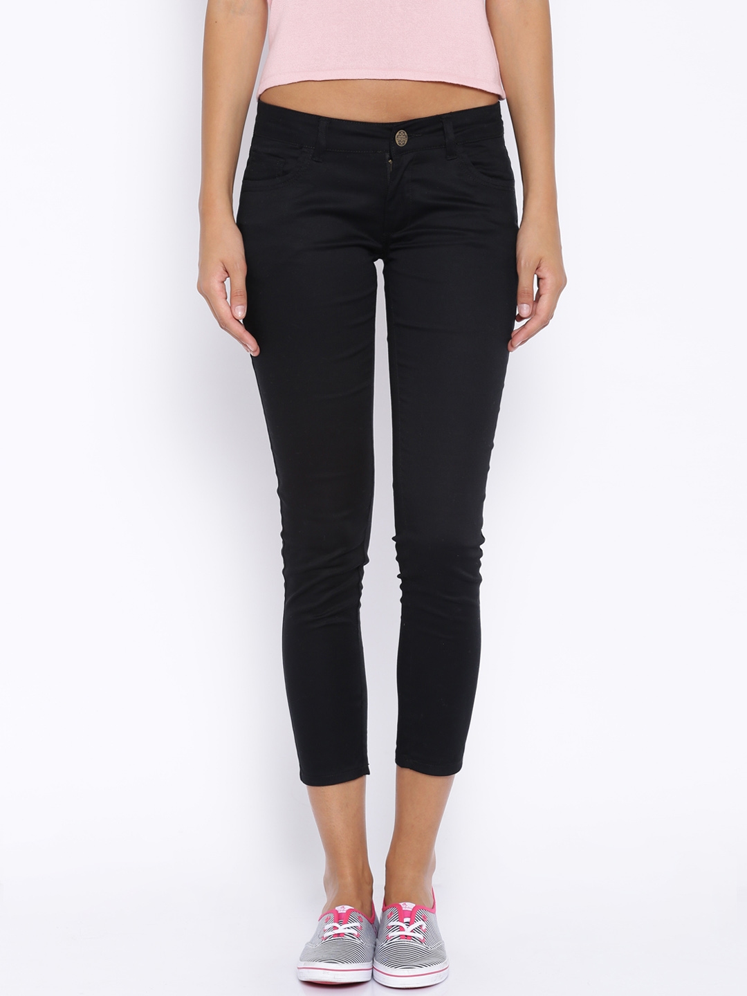 Myntra 2024 black jeggings