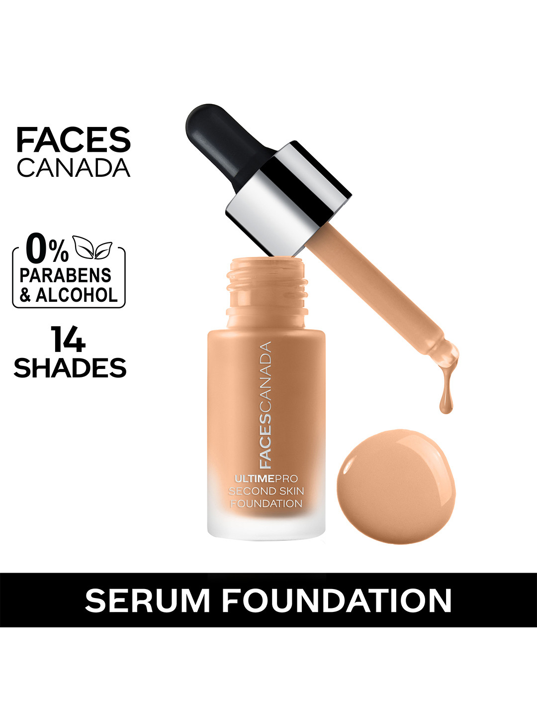 FACES CANADA Ultime Pro Mini Natural Matte Second Skin Serum Foundation 15ml - Rich Ivory 013