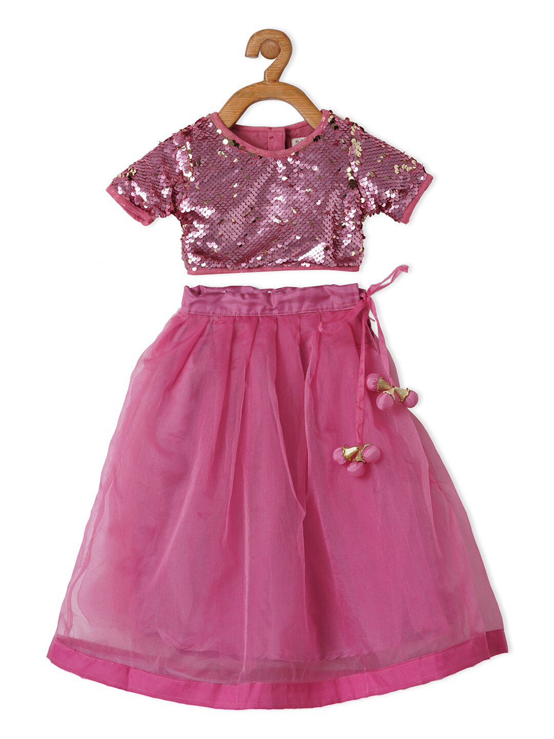 PICCOLO Pink Ready to Wear Lehenga with Blouse