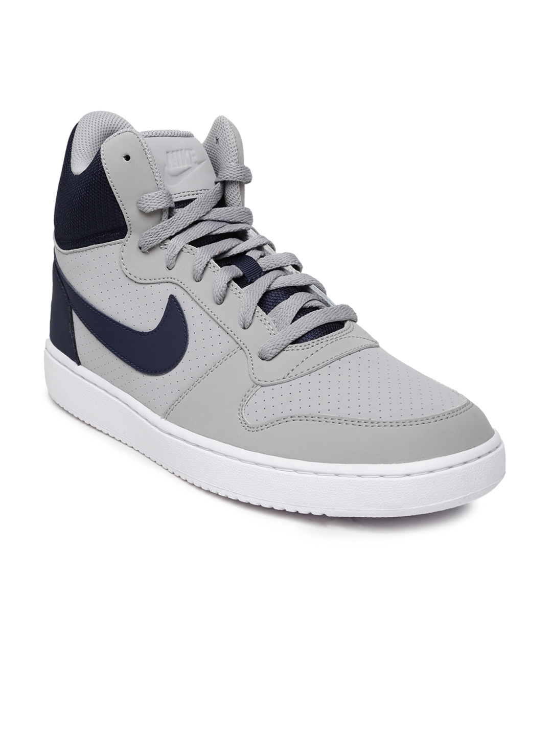 Nike Men Grey Court Borough High Top Sneakers
