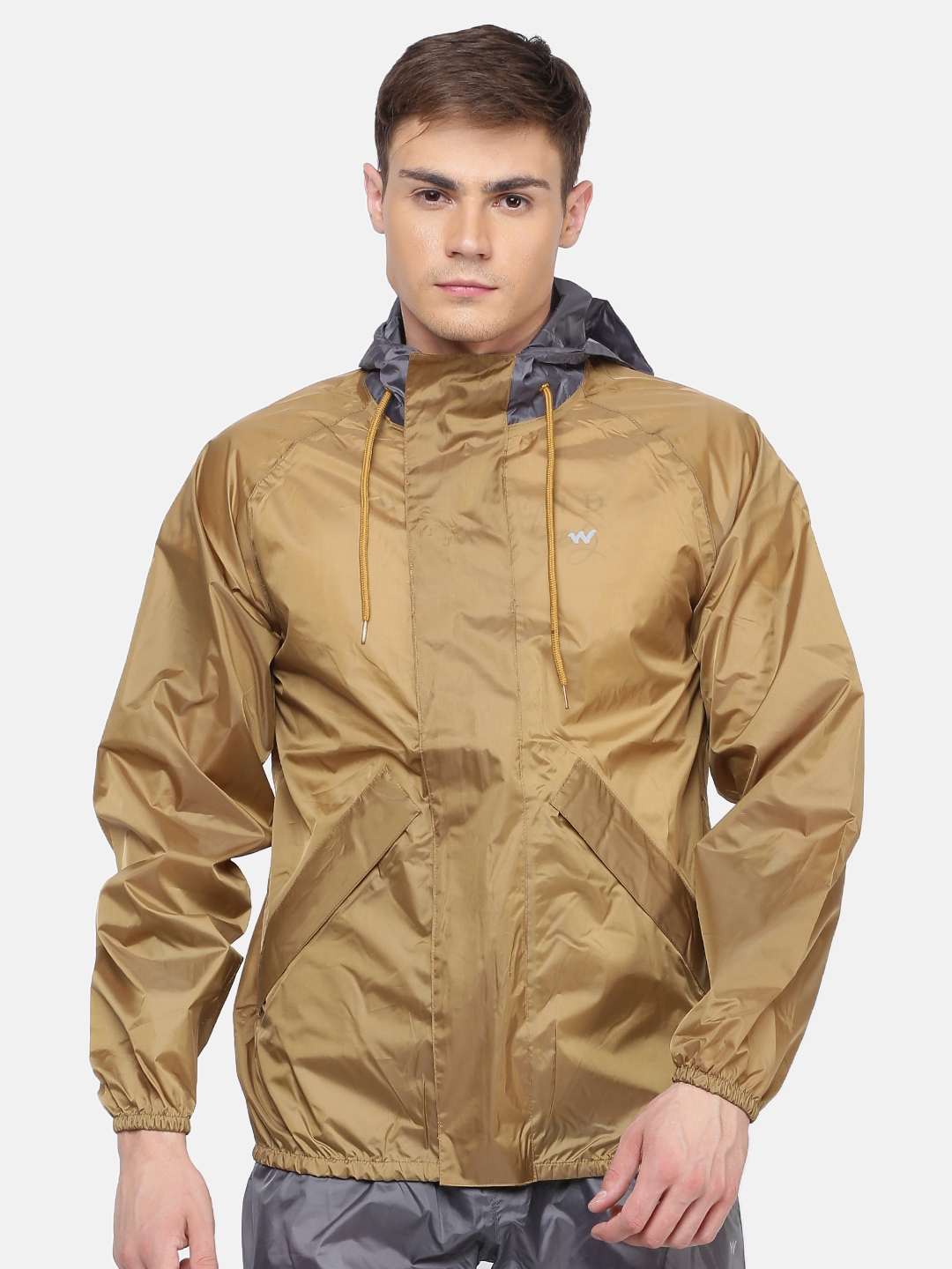 Mens khaki rain jacket online