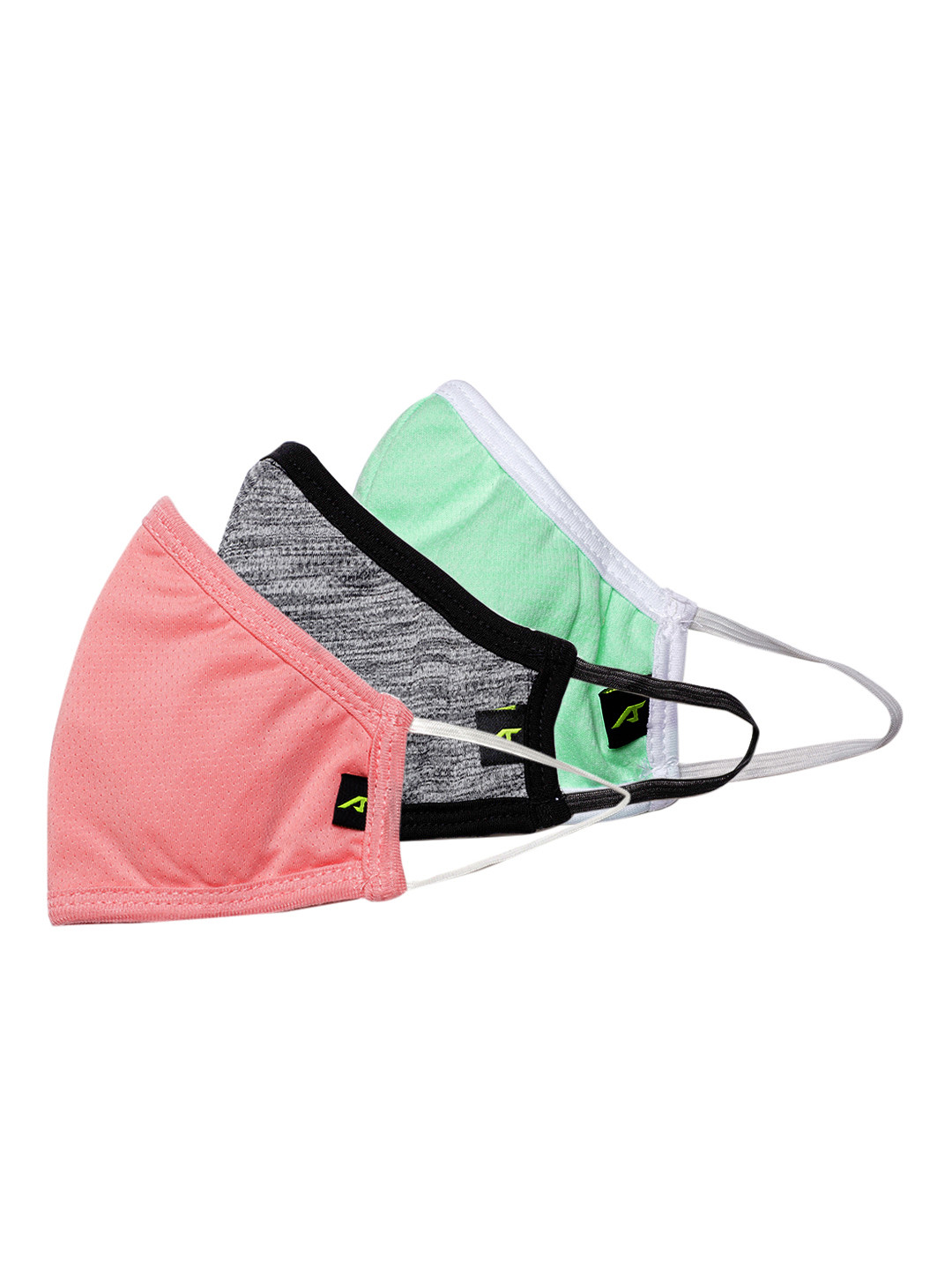 Alcis Unisex Pack of 3 Assorted Ultrasheild A95 Reusable 3-Ply Protective Outdoor Masks