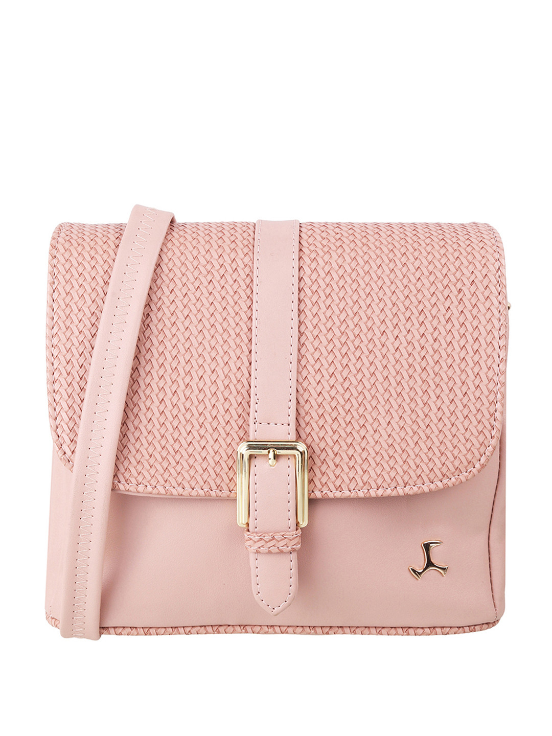 Mochi Pink Solid Sling Bag