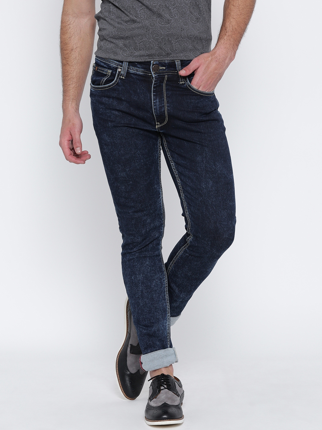 Locomotive on sale jeans myntra