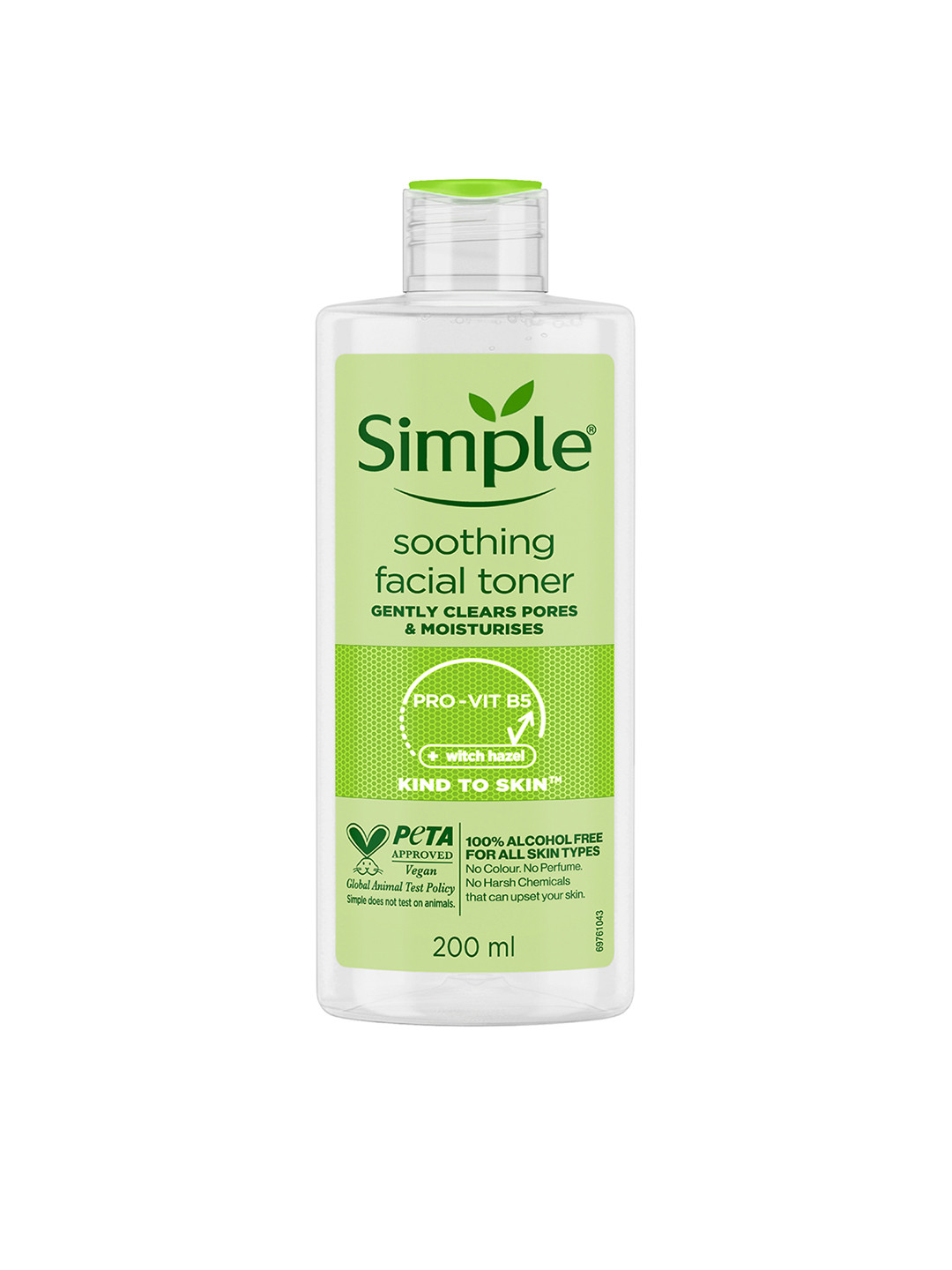 Simple Kind To Skin Soothing Facial Toner - 200 ml