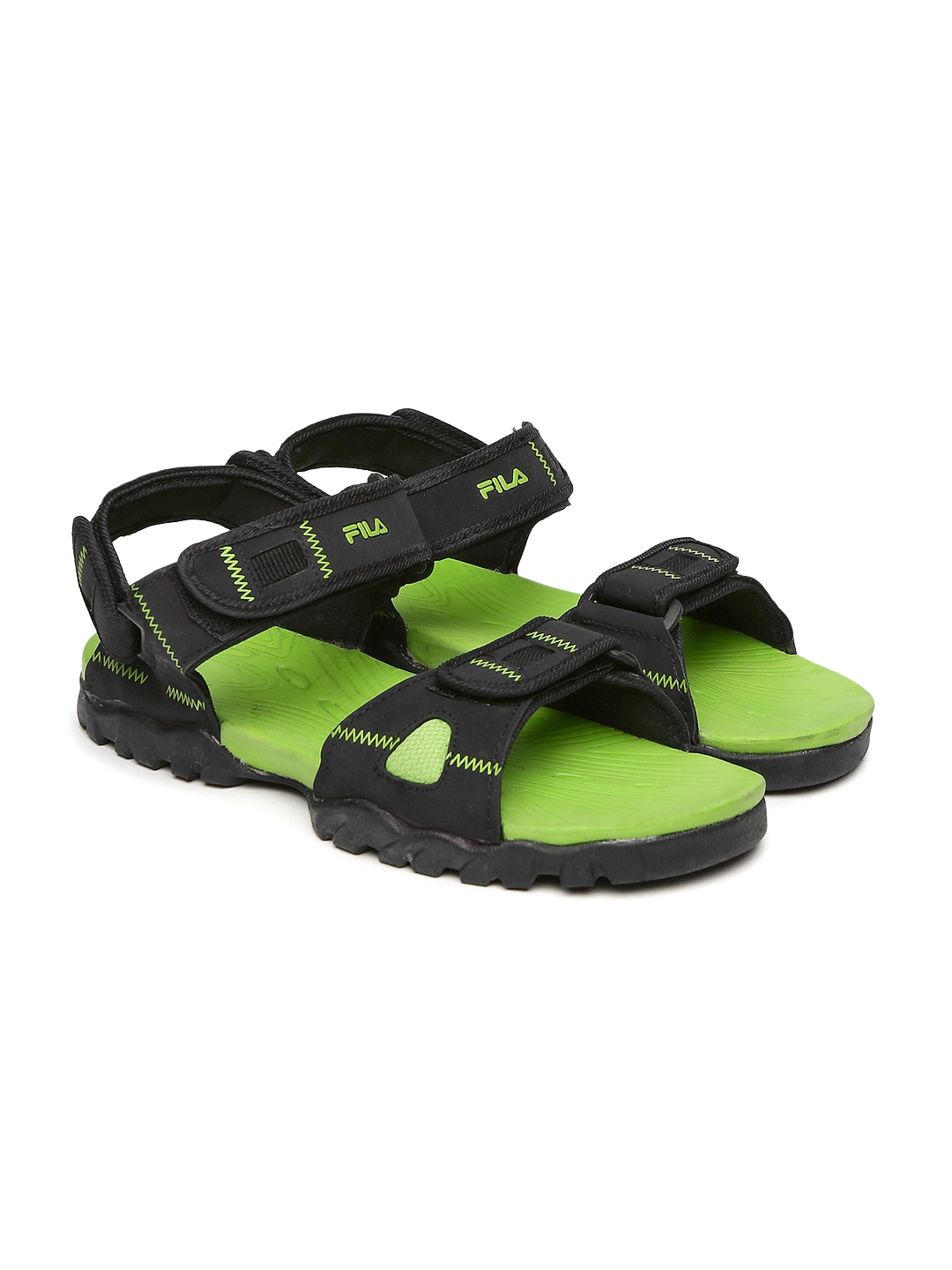 fila sandals mens green