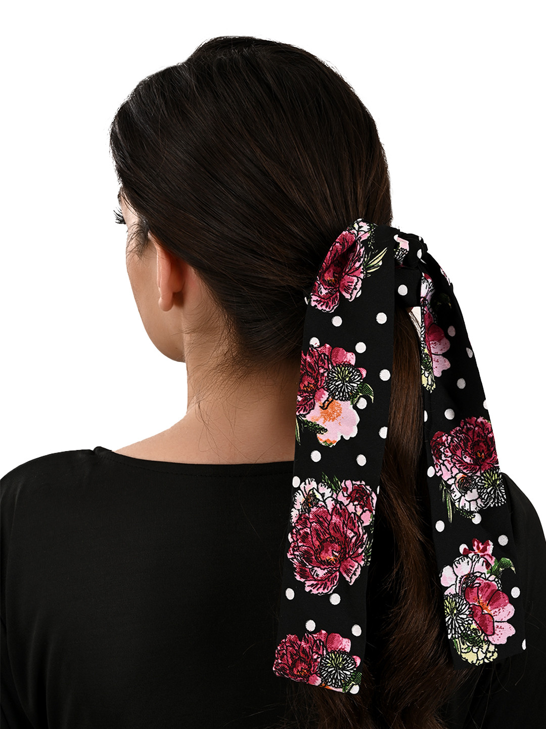BuckleUp Black Ponytail Holders