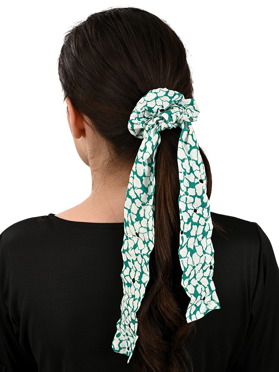 BuckleUp Sea Green Lace Ponytail Holders