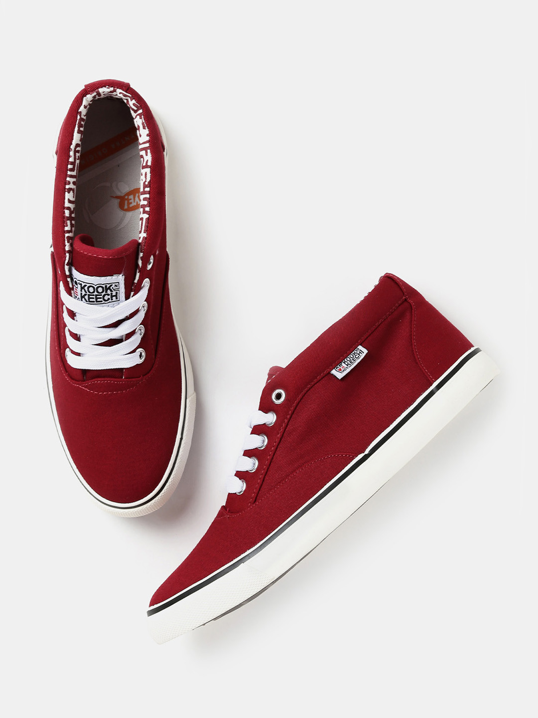 Maroon colour casual shoes Clearance