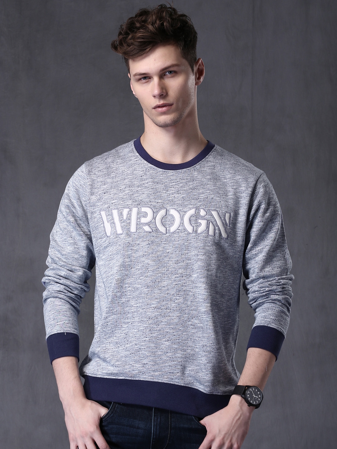 Wrogn sweatshirt myntra new arrivals