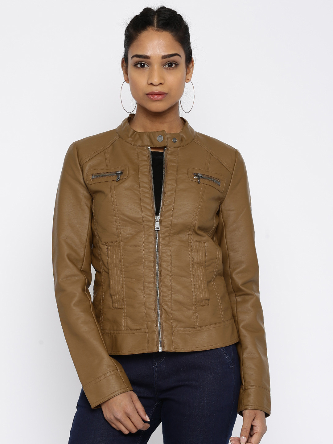 biker jacket myntra
