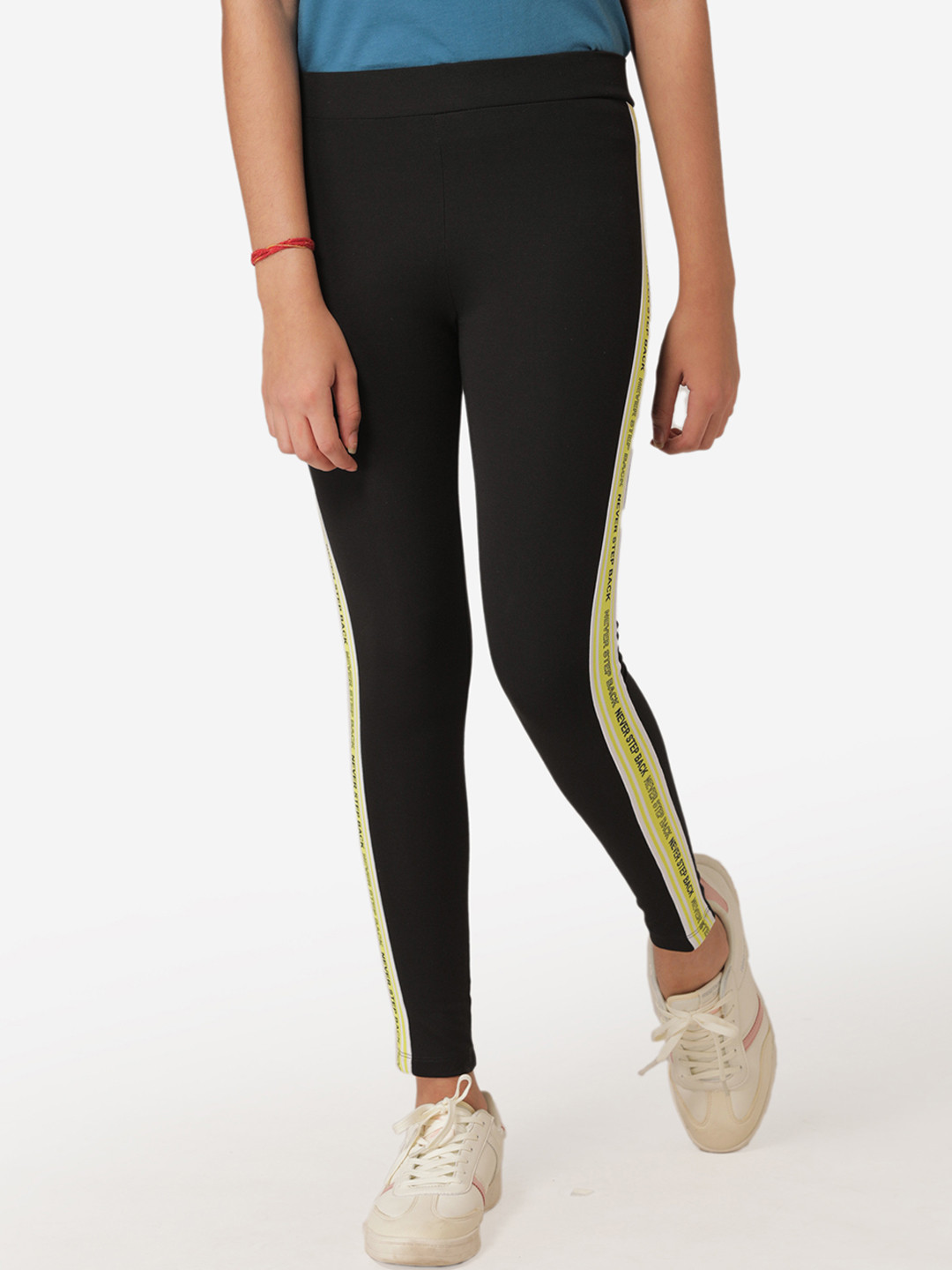 Mode by Red Tape Girls Black Solid Skinny Fit Leggings