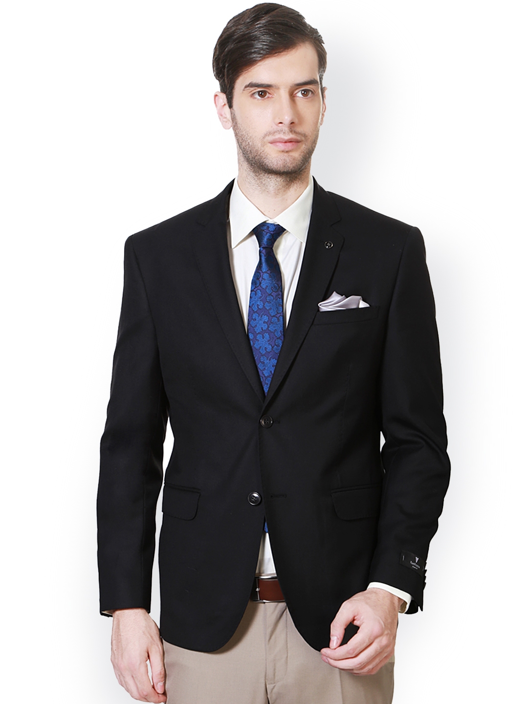 Van heusen black blazer cheap