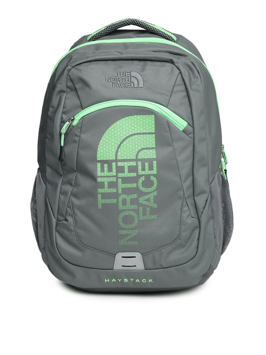 Buy The North Face Men Grey Haystack Printed Backpack Backpacks