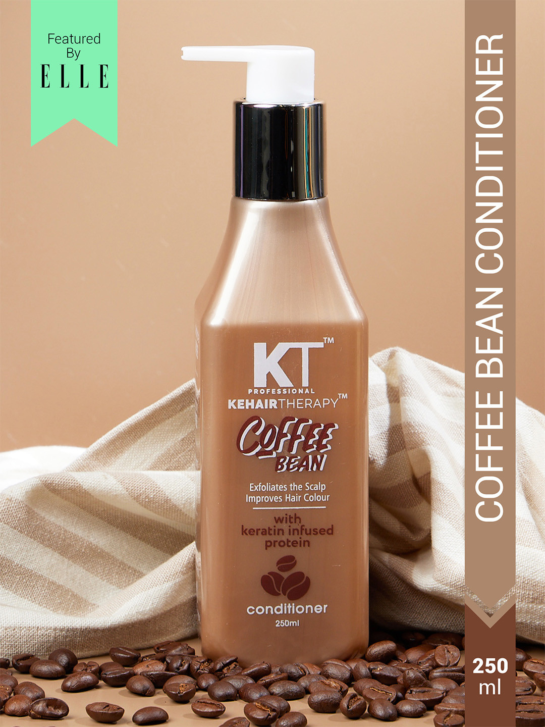 KEHAIRTHERAPY KT Professional Coffee Bean With Keratin Infused Protein Conditioner 250 ml