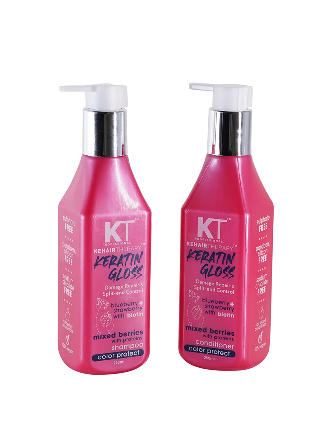 KEHAIRTHERAPY KT Professional Keratin Damage Control Shampoo 250ml & Conditioner 250ml