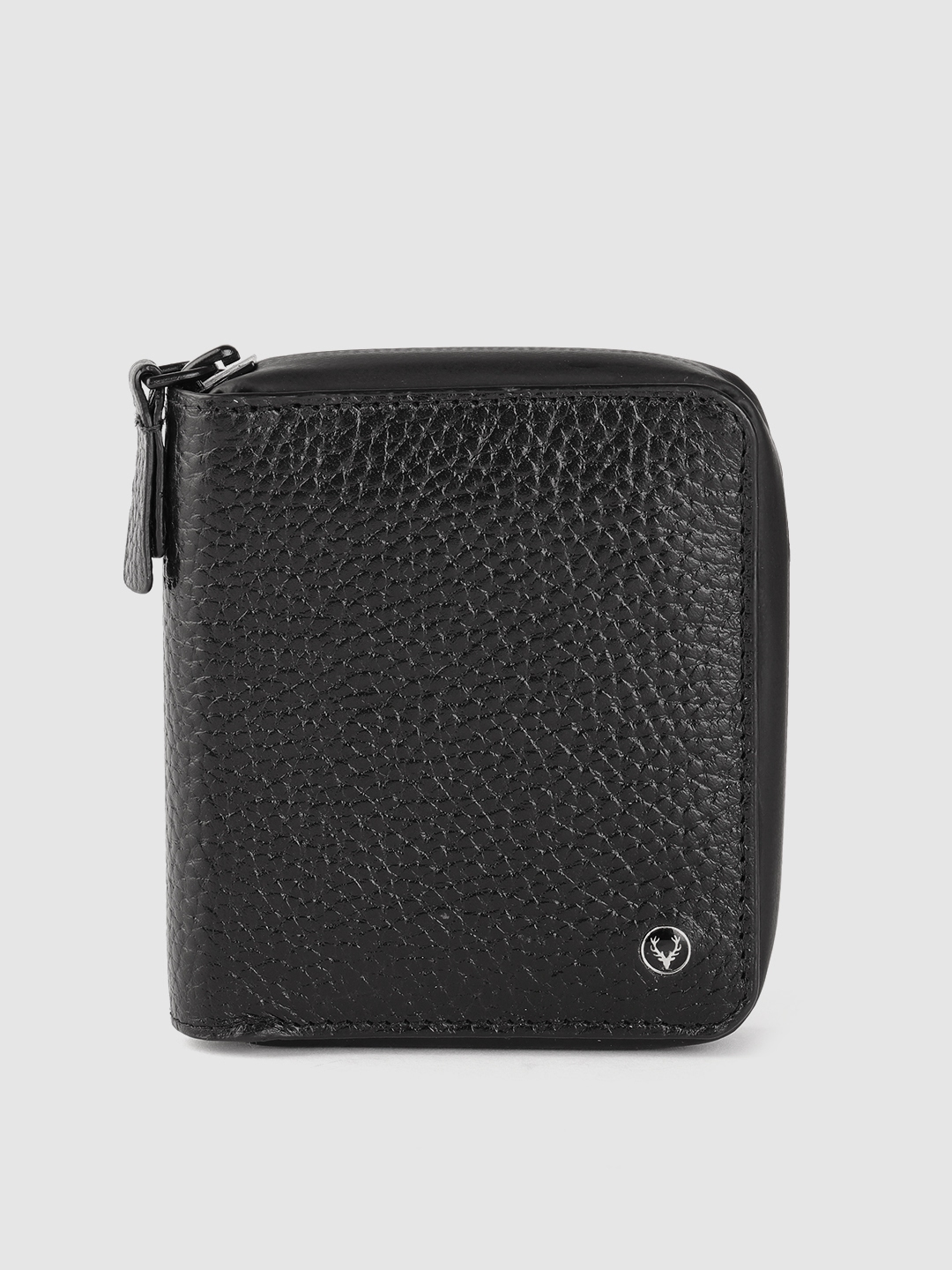 Allen Solly Men Black Genuine Leather Wallet