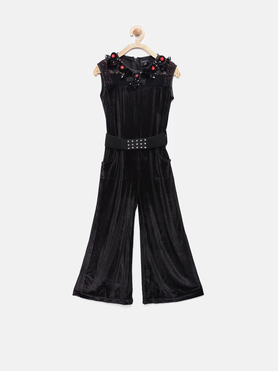 black jumpsuit myntra