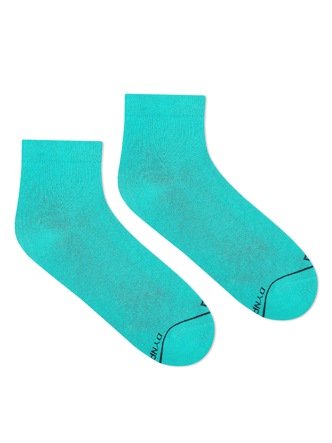 Dynamocks Women Sea Green Solid Ankle-Length Socks