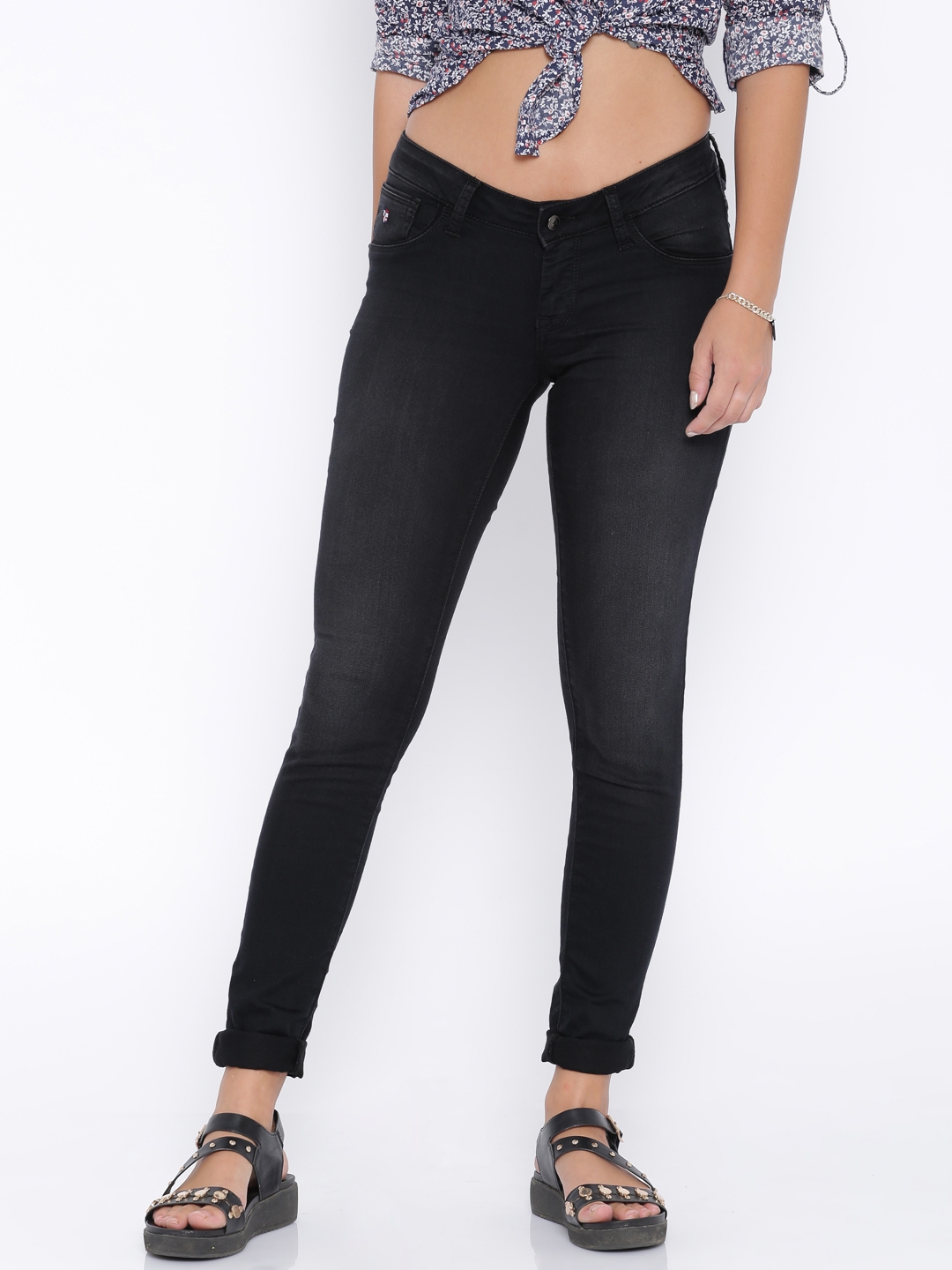 Buy U.S. Polo Assn. Women Black Jeggings - Jeggings for Women