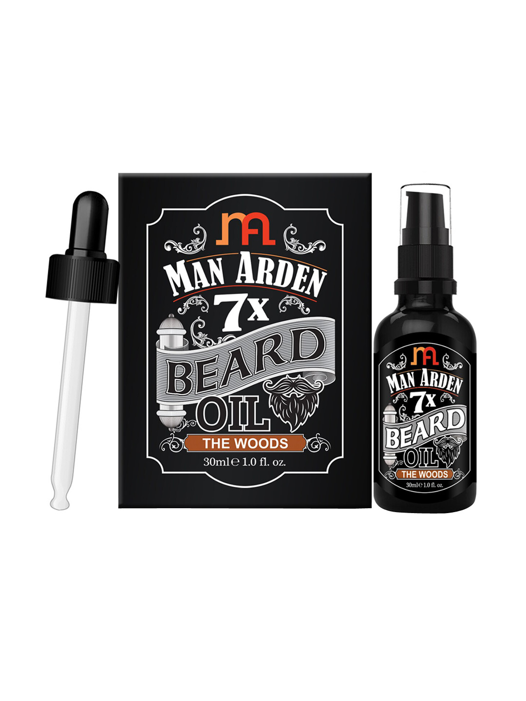 Man Arden Pack Of 2 7X Beard Oil The Woods 30ml
