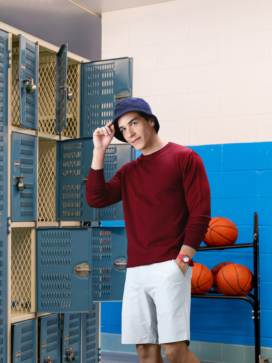 Harvard Men Maroon Solid Pullover