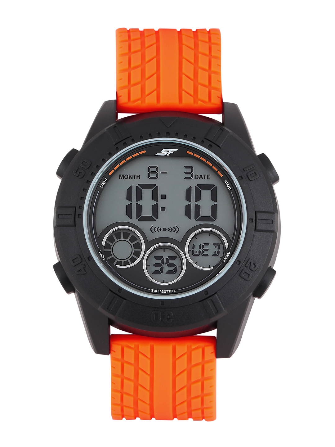 Sonata hot sale orange watch