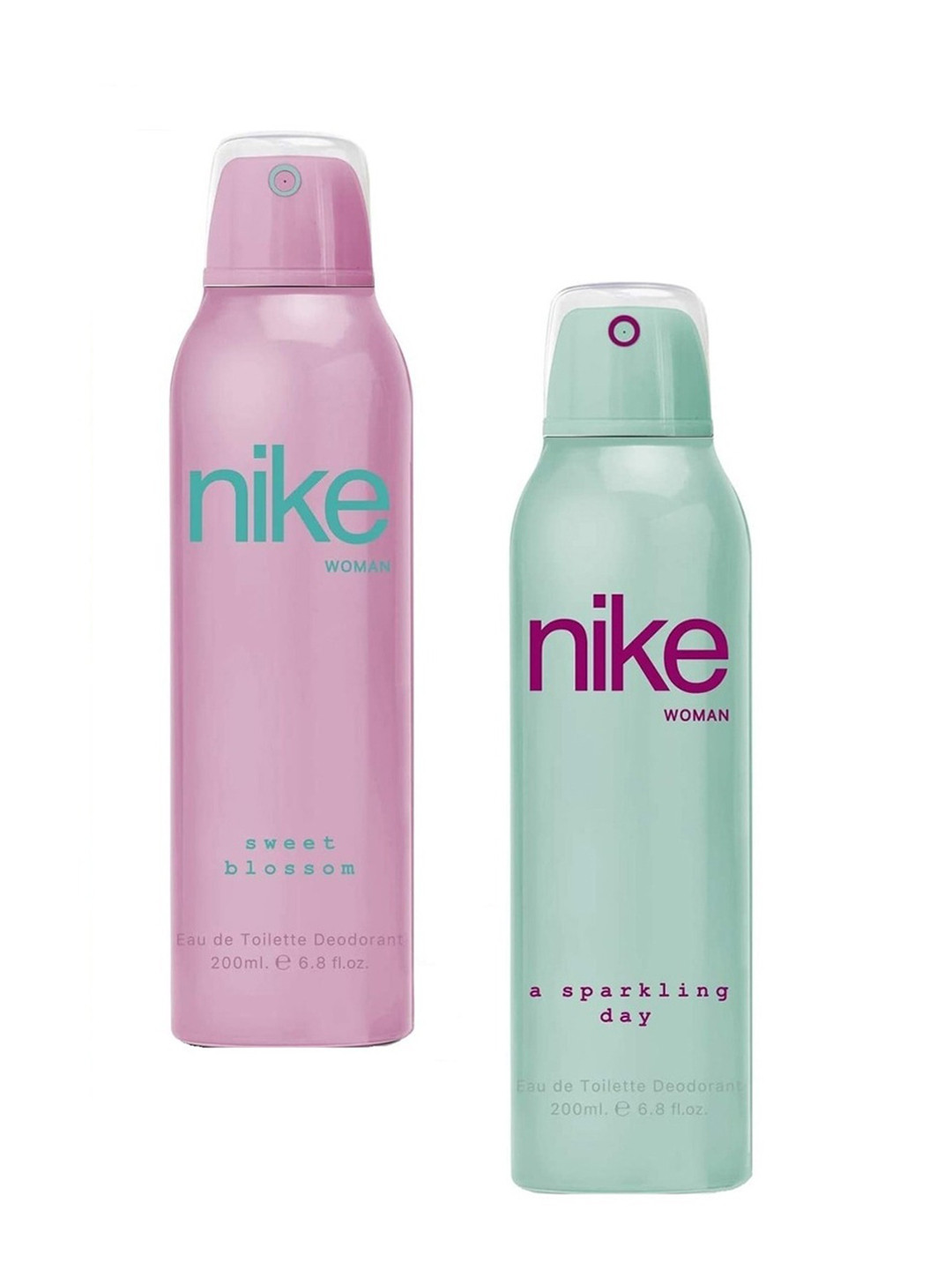 Nike Fragrances Pack Of 2 Woman Sweet Blossom & A Sparkling Day Deodorant- 200ml Each