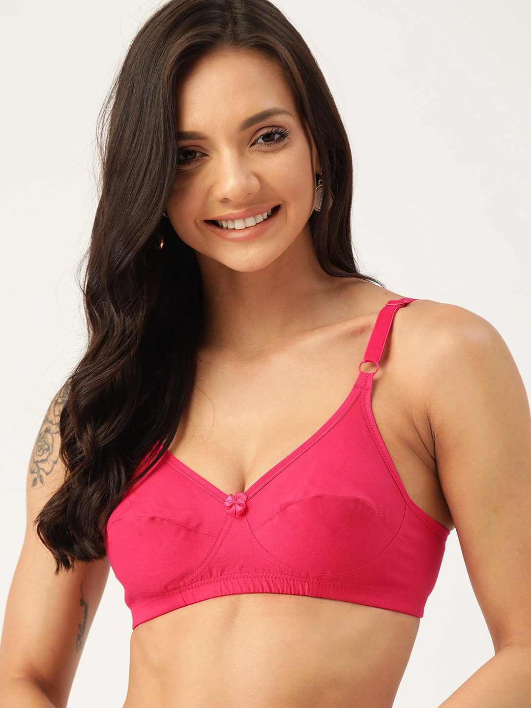 DressBerry Pink Everyday Bra Full Coverage DRM-CS-15