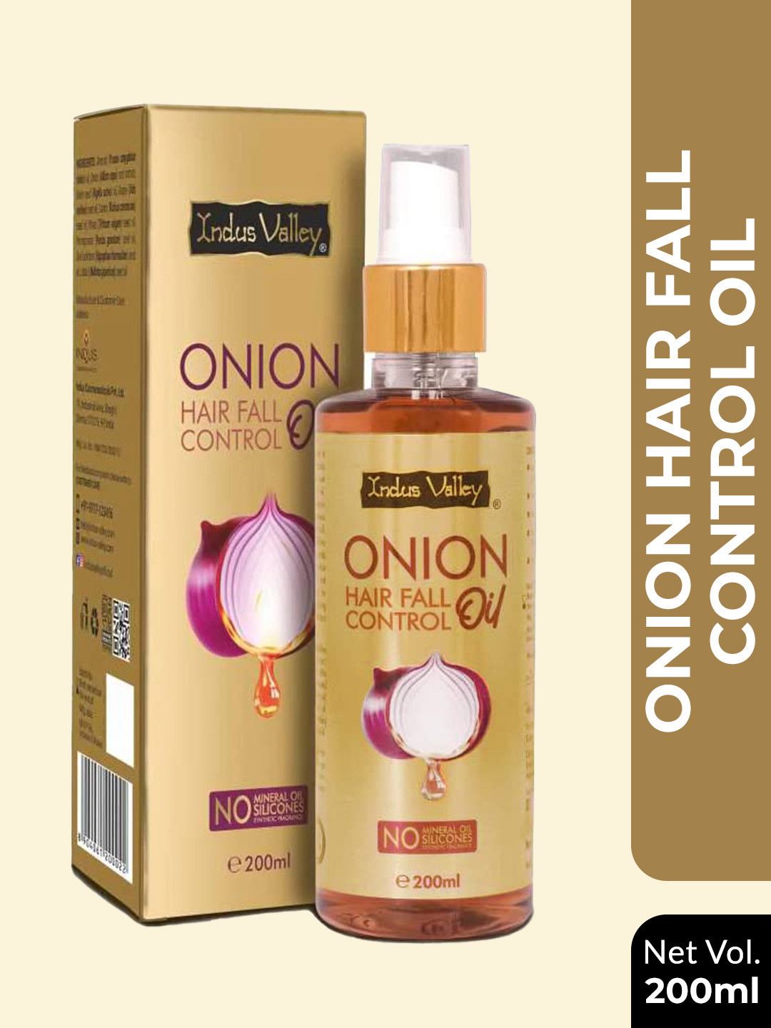 Indus Valley Onion Hair Fall Control Oil 200 ml