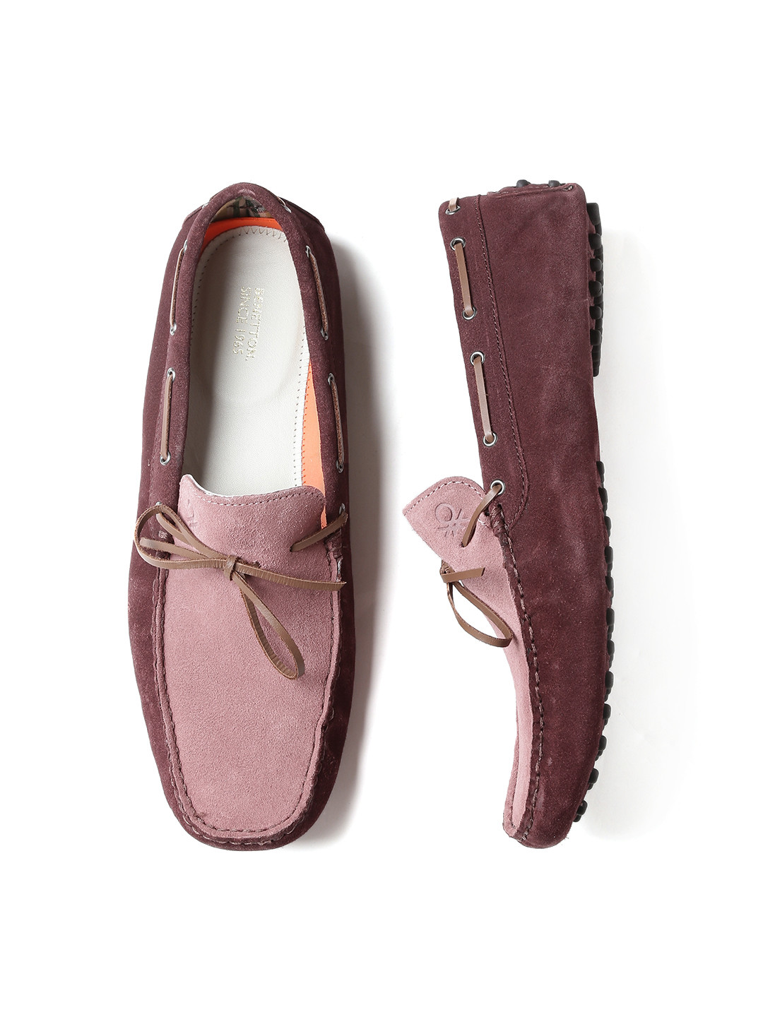 mens pink driving shoes