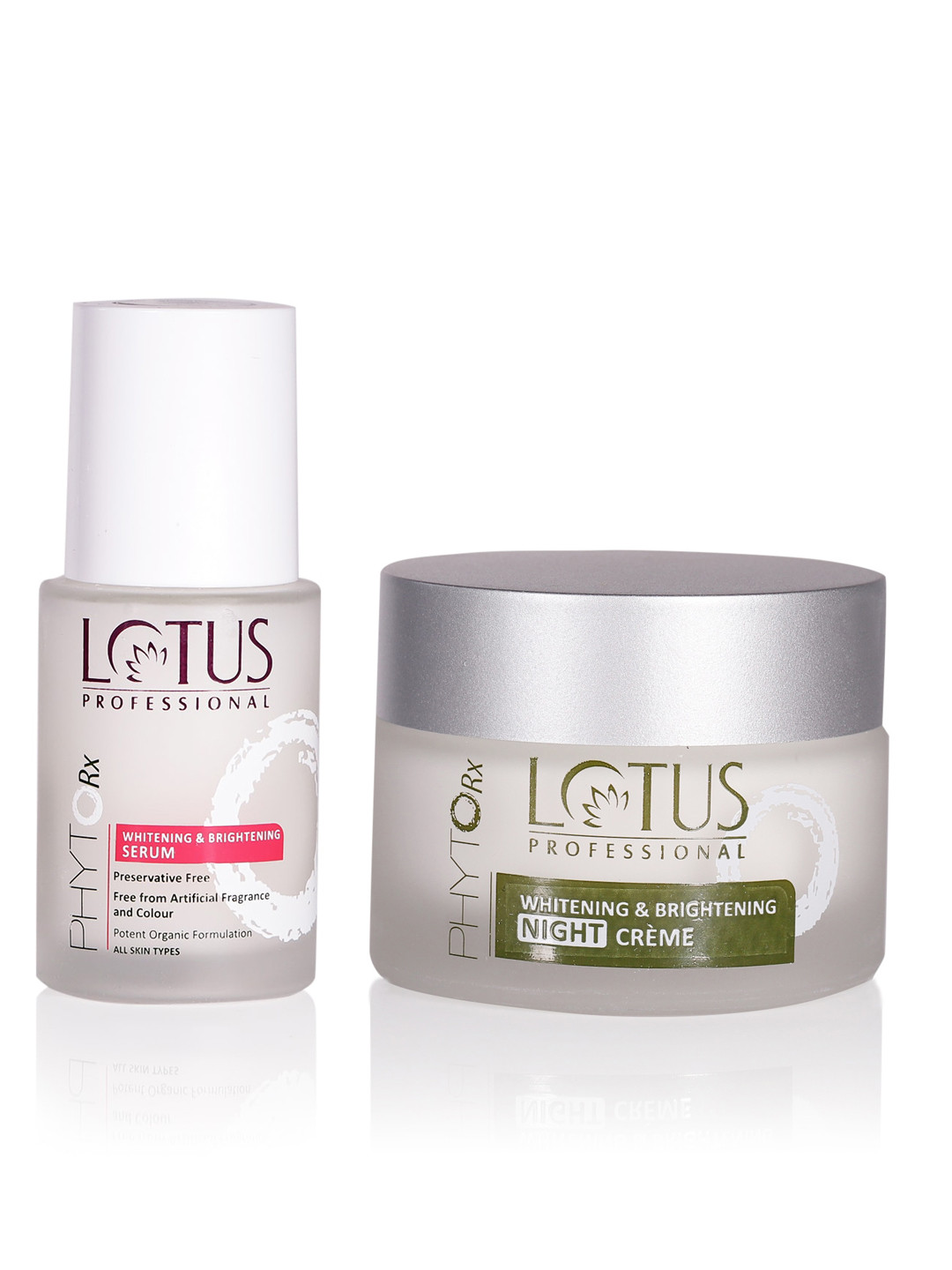 Lotus Herbals Set of Sustainable Professional Phyto Rx Serum & Night Creme