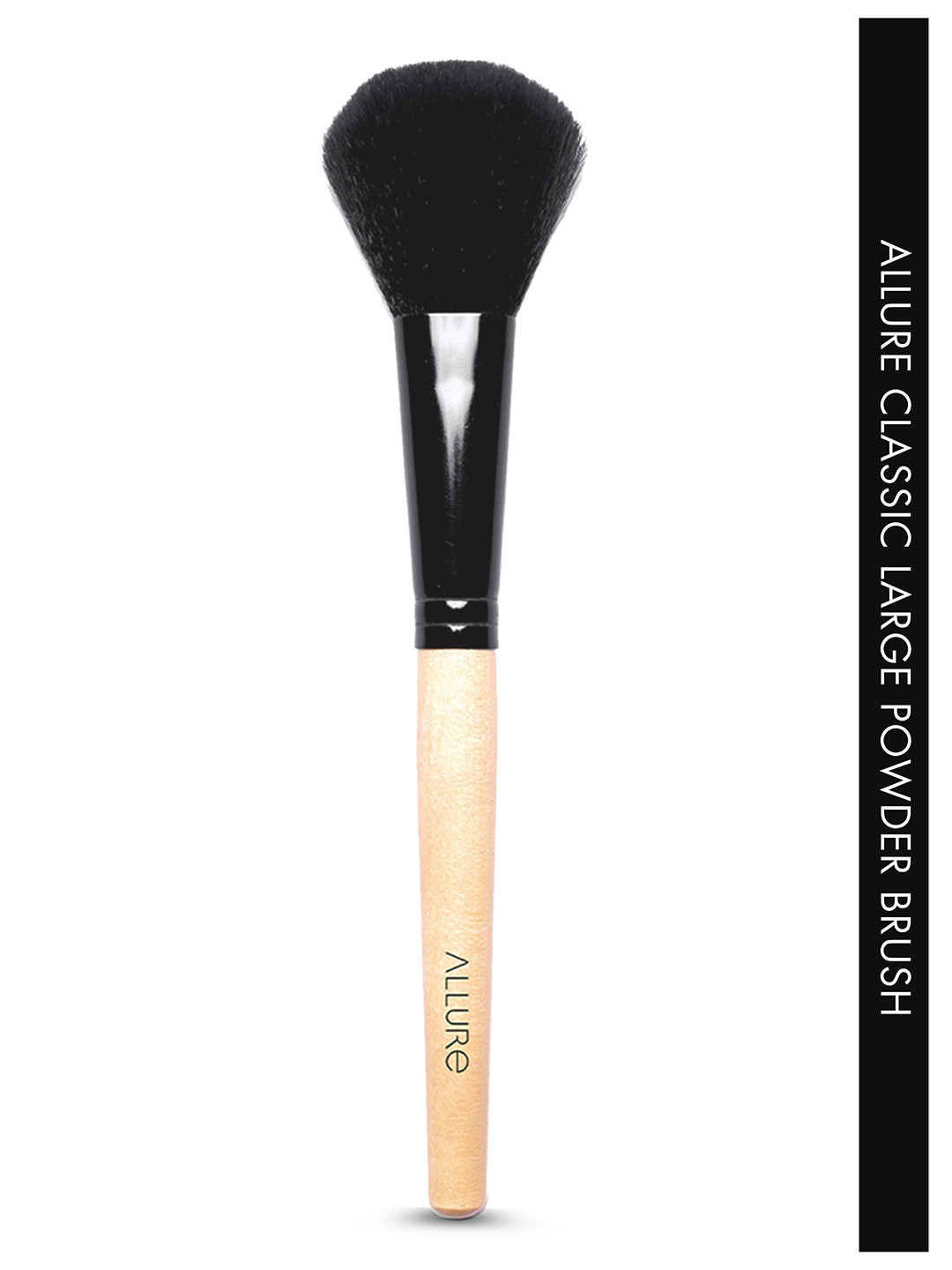 ALLURE Beige & Black Classic Large Powder Makeup Brush