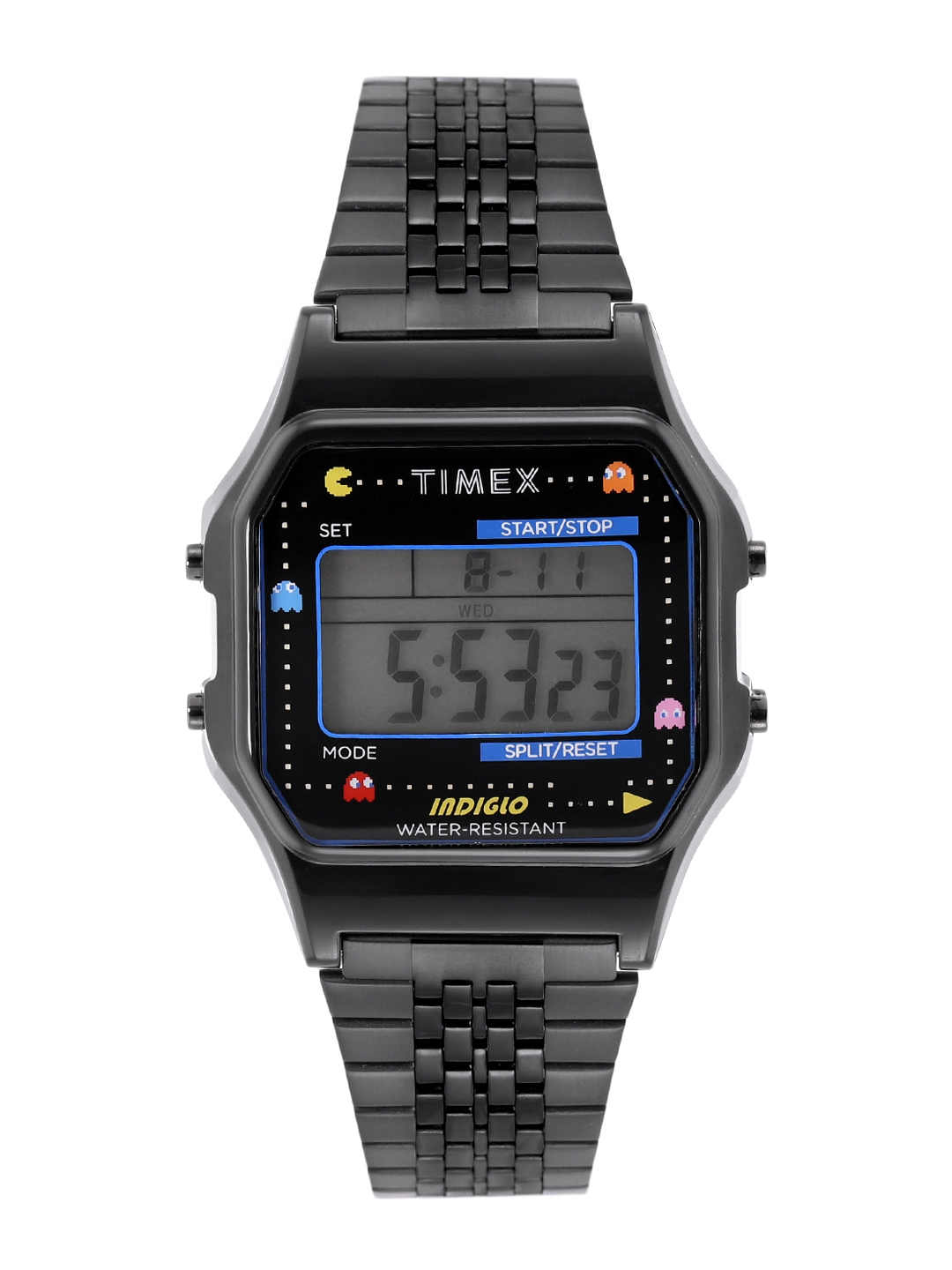 Timex Unisex Black T80 X Pac Man Digital Watch TW2U32100