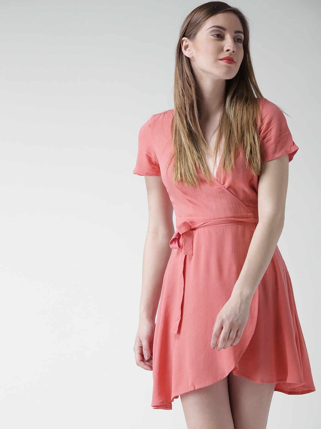 Forever 21 coral dress discount