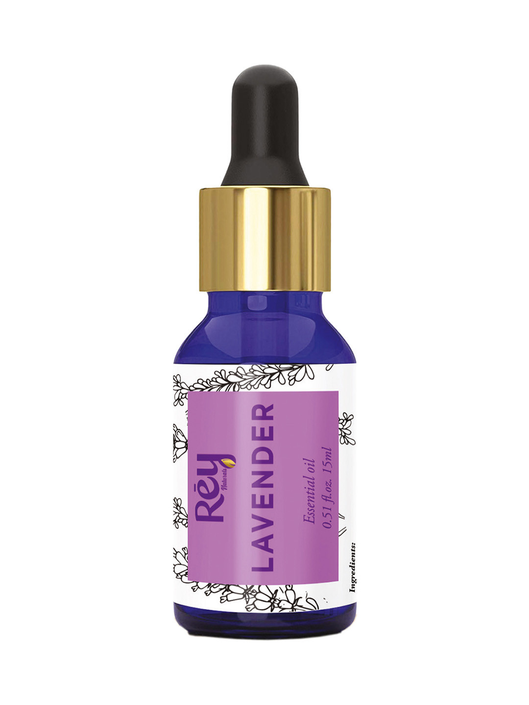 Rey Naturals Natural Lavandula Angustifolia Extract Lavender Essential Oil 15 ml