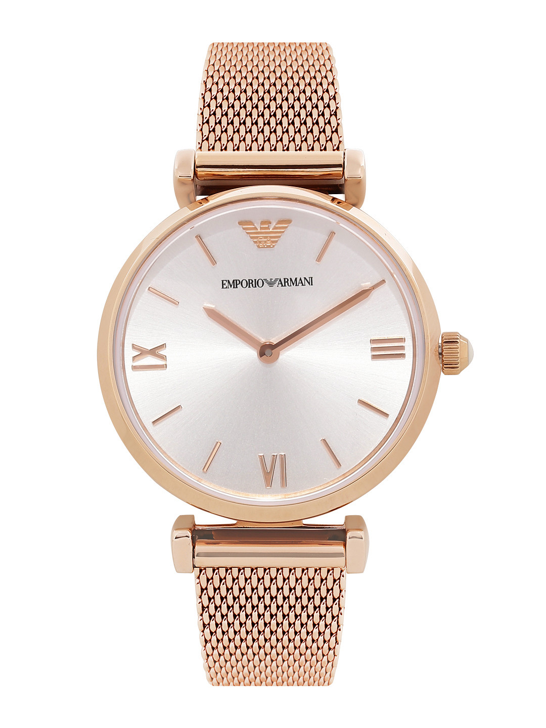 Emporio Armani Women Steel-Toned Dial Watch AR1956