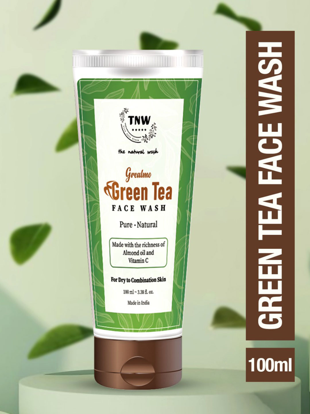 TNW the natural washgrealmogreen Tea Face Wash 100 ml