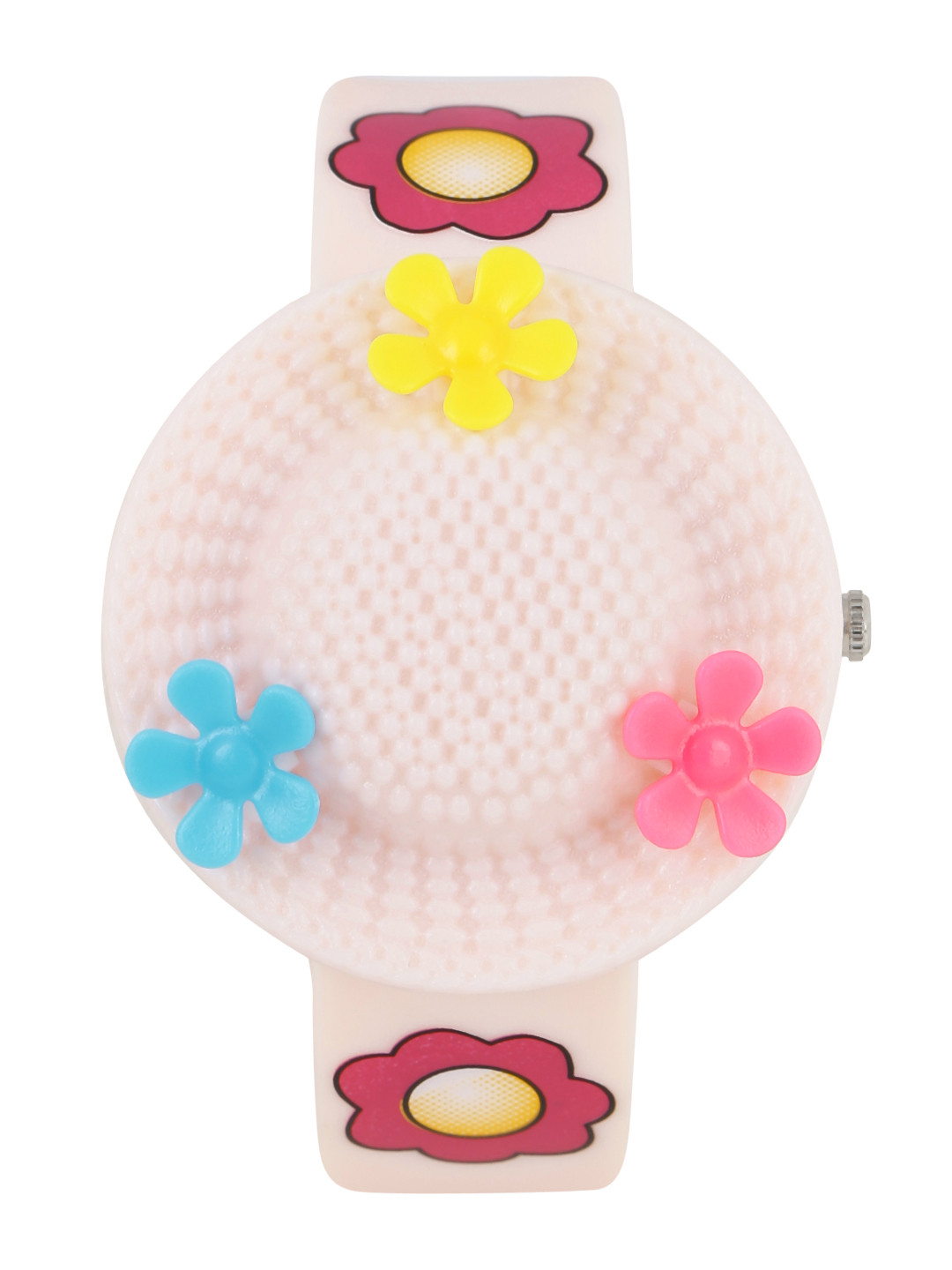 ZOOP from TITAN by Titan Girls Mustard Yellow Printed Dial Watch NEC4032PP01CJ