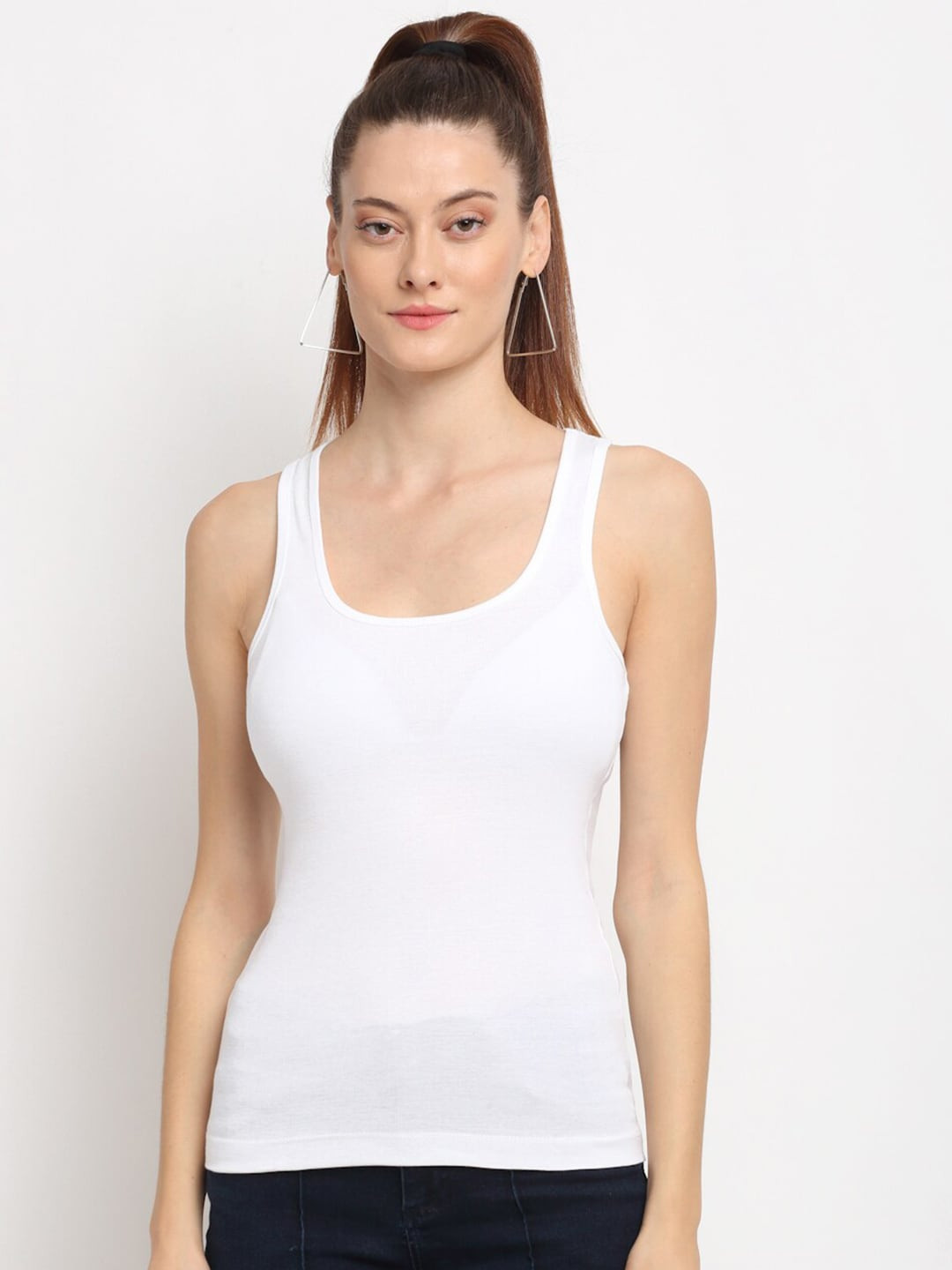 Friskers White Tank Top