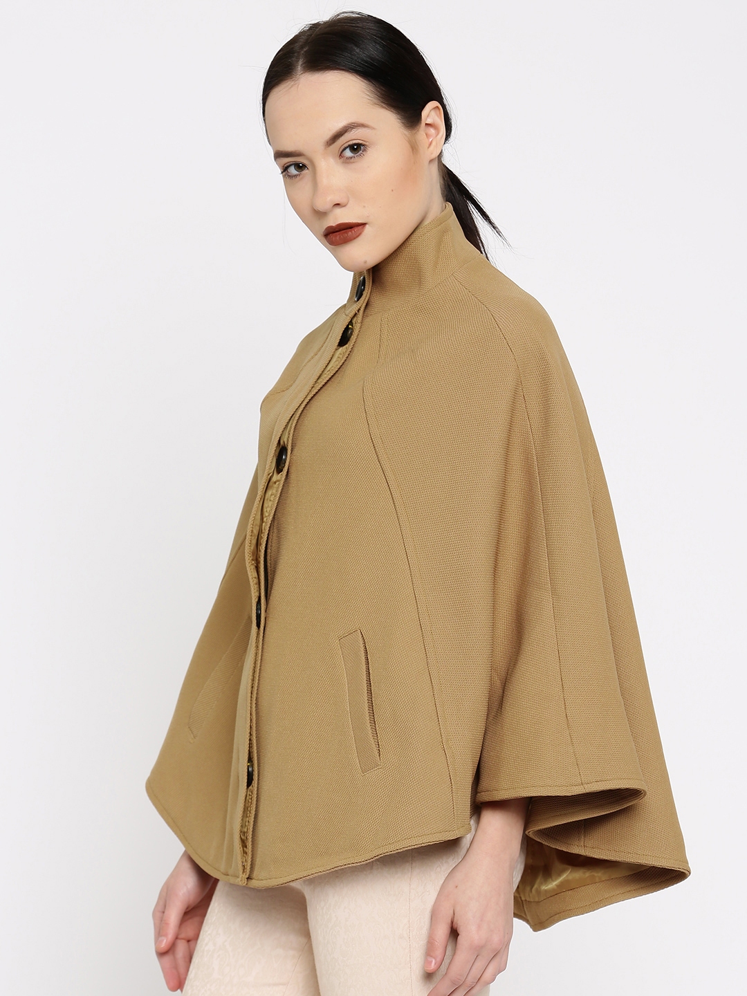 Beige cape clearance jacket