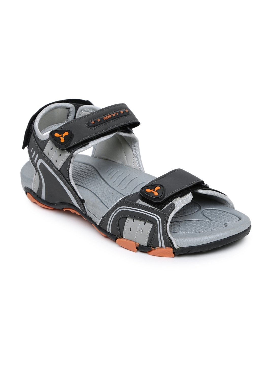 Buy Spinn Men Grey Rapid Sports Sandals Sandals for Men 1454798 Myntra