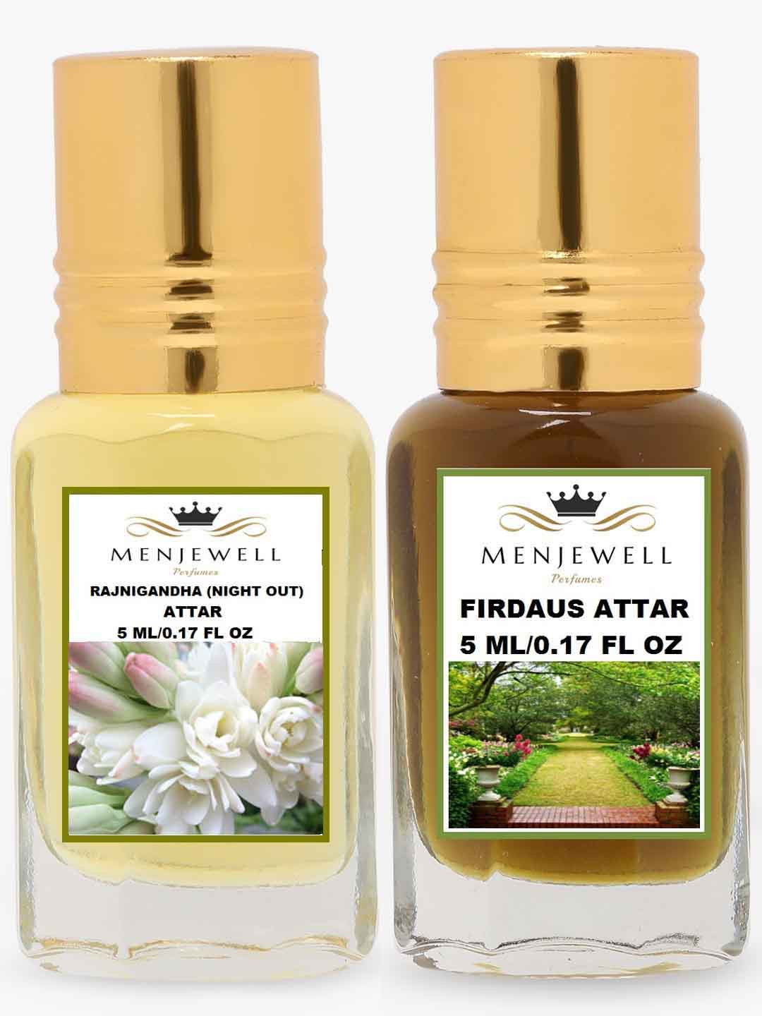 Menjewell Rajnigandha Nightout Firdaus Attar 10ml